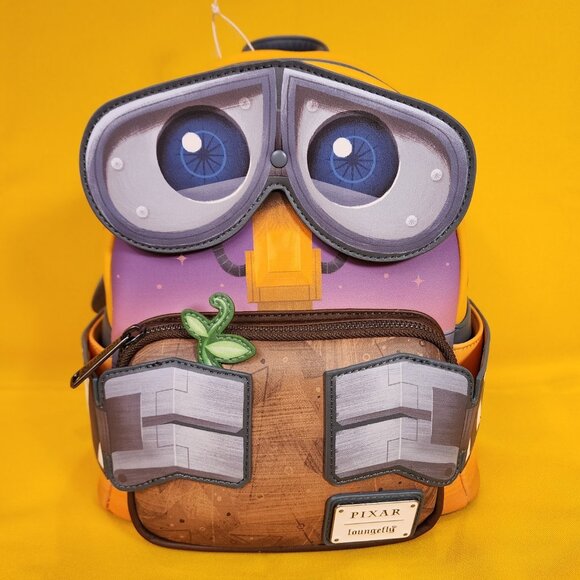 Loungefly Disney Pixar WALL-E Figural WALL-E with Trash Mini Backpack NEW - Picture 1 of 13
